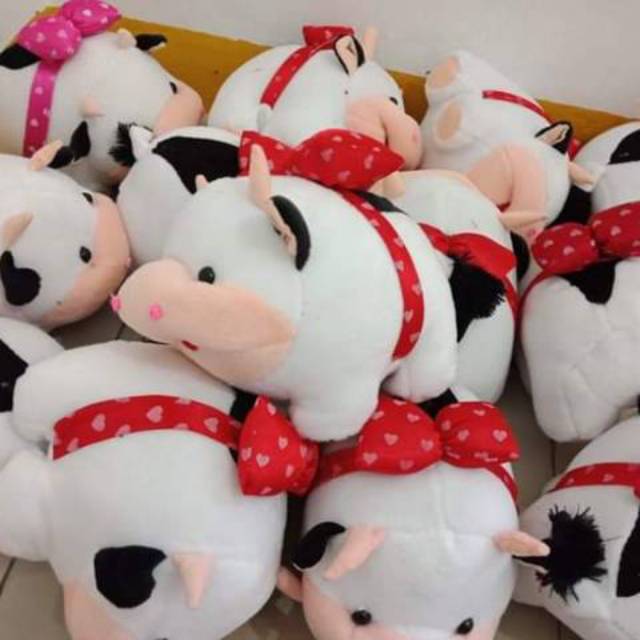 Boneka sapi duduk size:S