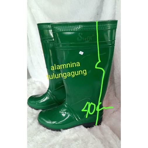 sepatu boots stefi tinggi