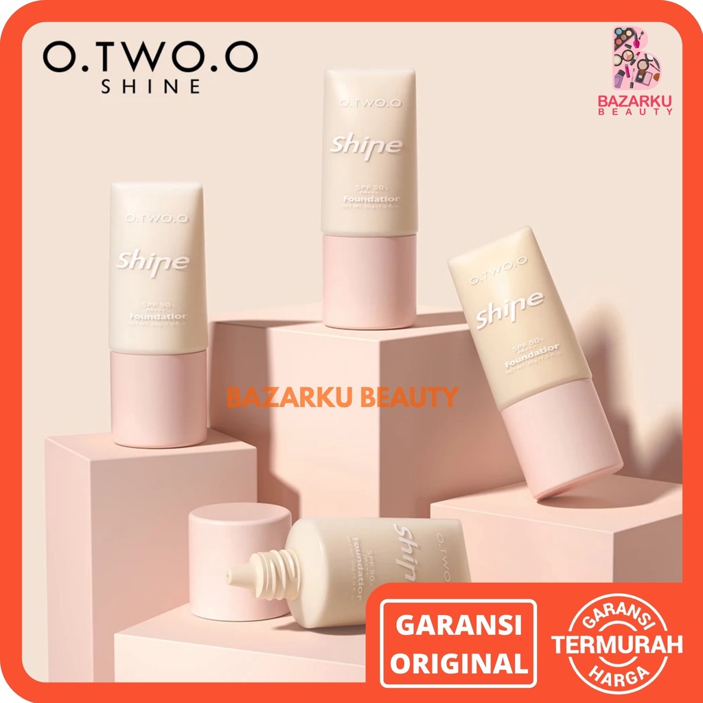 O.Two.O Shine Liquid Foundation O.Two.O Fondation O Two O Foundation OTwoO Alas Bedak O.Two.O Foundation Cair  OTwoO