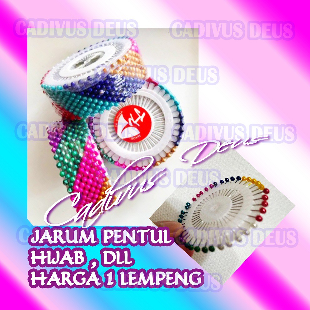 JARUM PENTUL HIJAB - PENTUL KILAP - HARGA 1LEMPENG