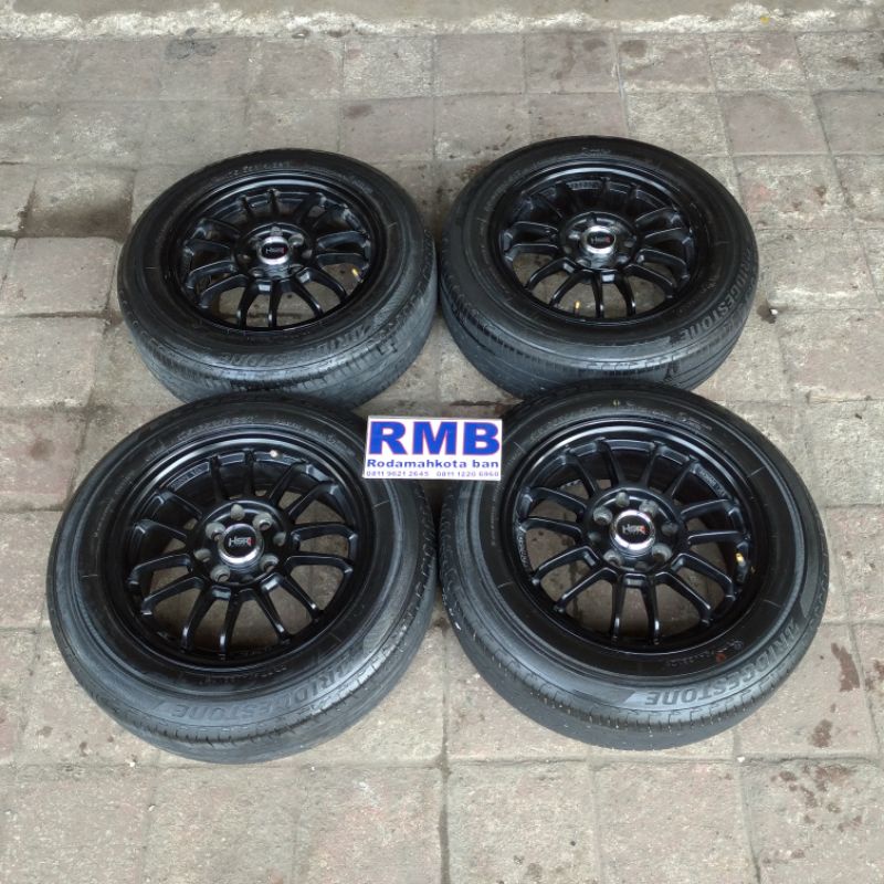 VELG BEKAS COPOTAN MOBIL HSR REVO RING 14 + BAN 175 65 R14