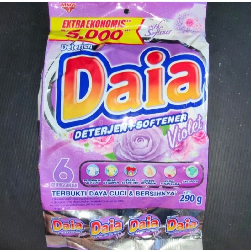 Jual Daia Deterjen Bubuk 5000 An Shopee Indonesia 9996