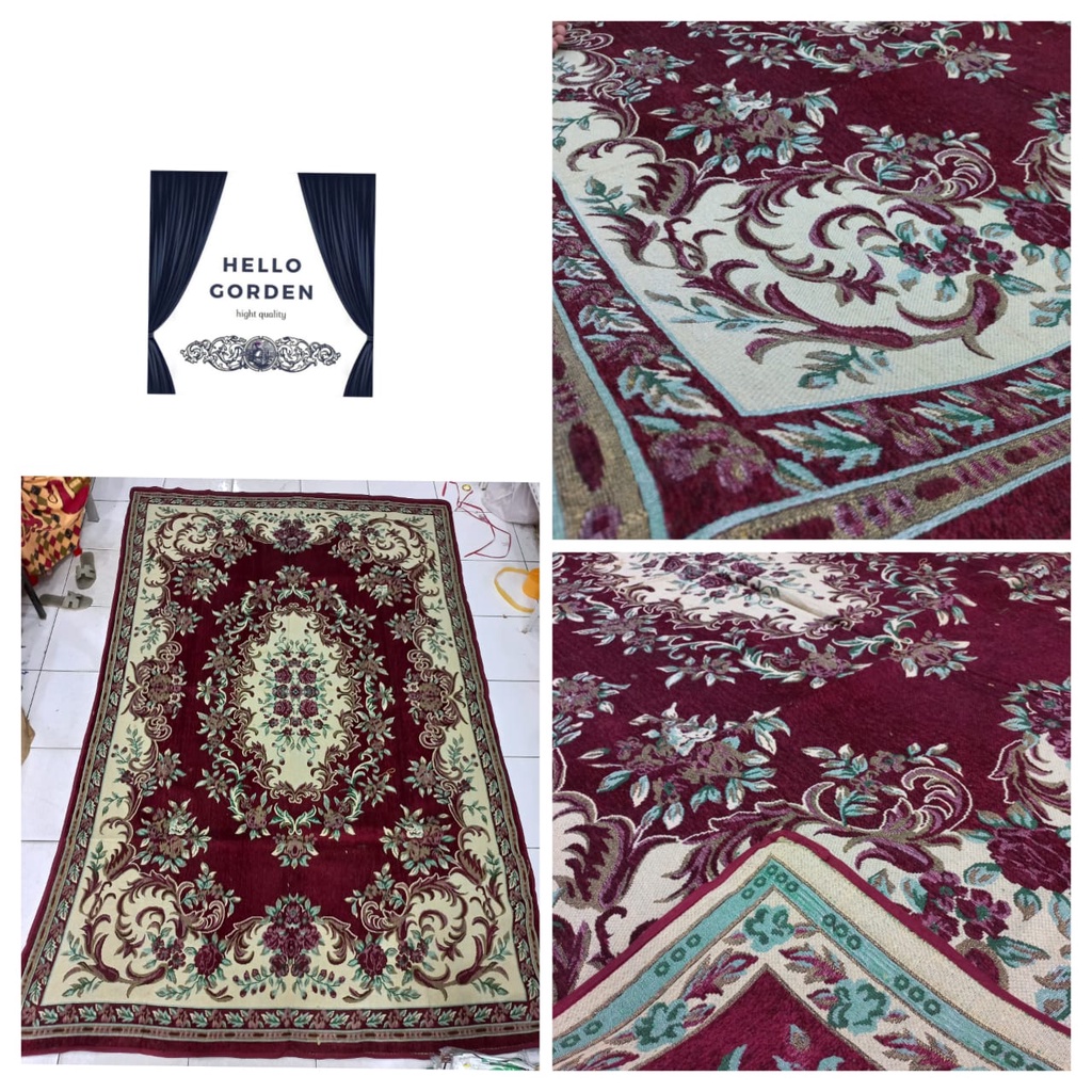 KARPET/AMBAL MALAYSIA MOTIF ELEGANT SUPER MURAH (FREE ONGKIR MEDAN)