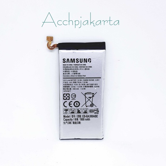 Baterai Batre Battery Samsung Galaxy A3 2015 / A300 Original 100% / Batrei Samsung A3 Ori 100%