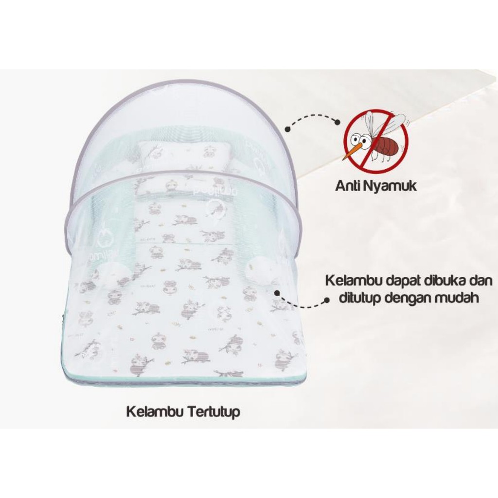 Omiland OB2115 Kasur Bayi Lipat Oval SLOTH Series