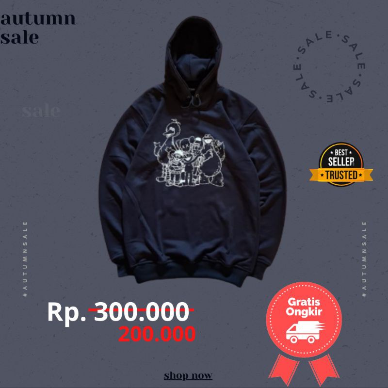 HOODIE JAKET UNIQLO X SESAME STREET BEST SELLER