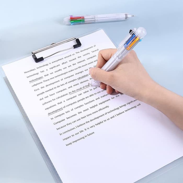 

nn Seven Colors in One Ballpoint Pen / Pulpen Unik / Pulpen Lucu