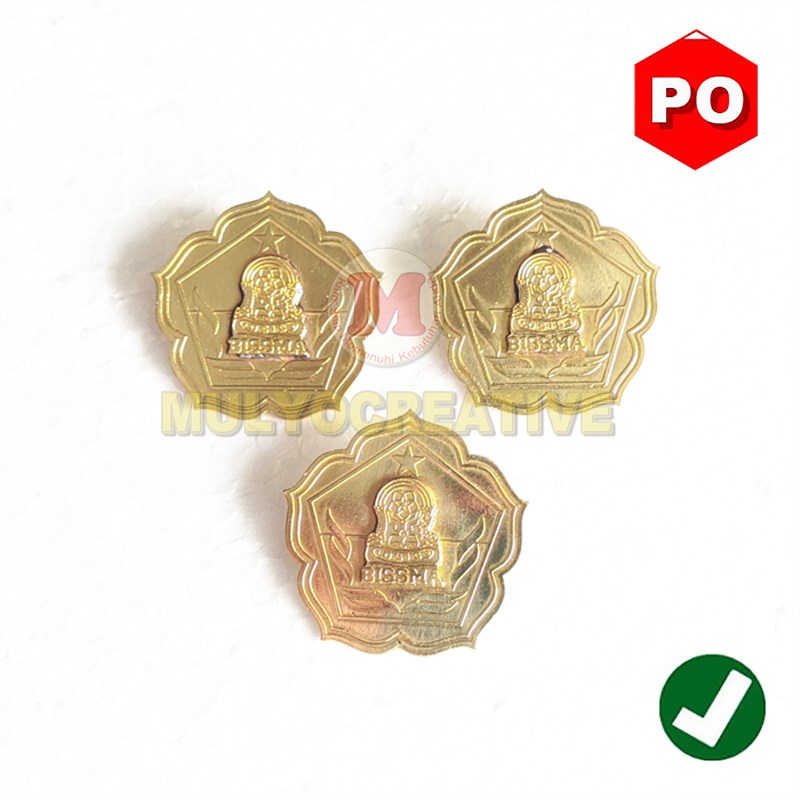 Pin OSIS SMA SMK - Lencana Pin OSIS Custom Nama Sekolah