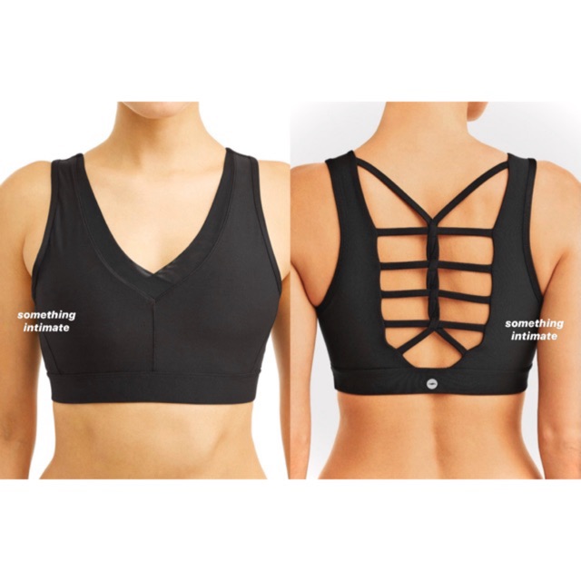 Avia Active Powermesh Caged Sports Bra Import Yoga Sportbra Branded High Impact Gym Workout Shopee Indonesia