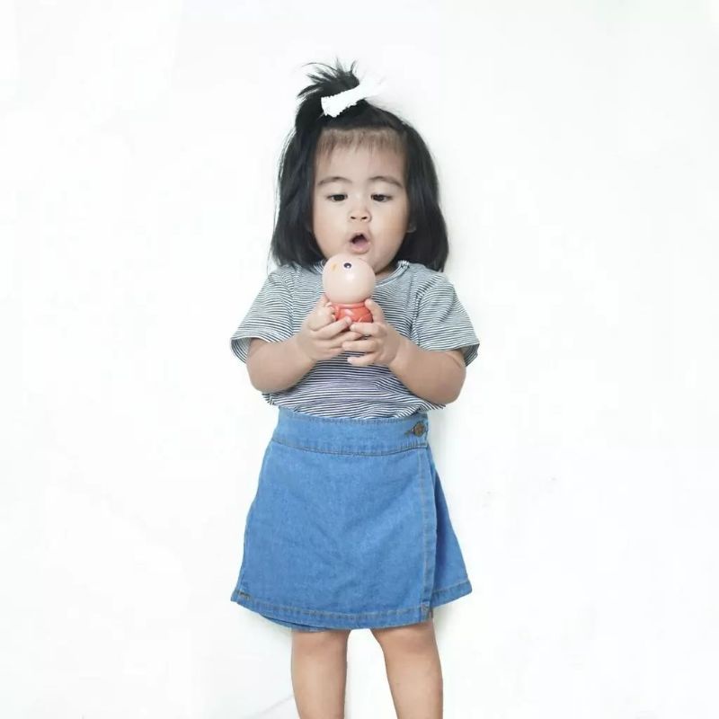 Rok Celana Rocela Jeans Anak 1-7 TH / Rok Celana Anak Hotpants Jeans
