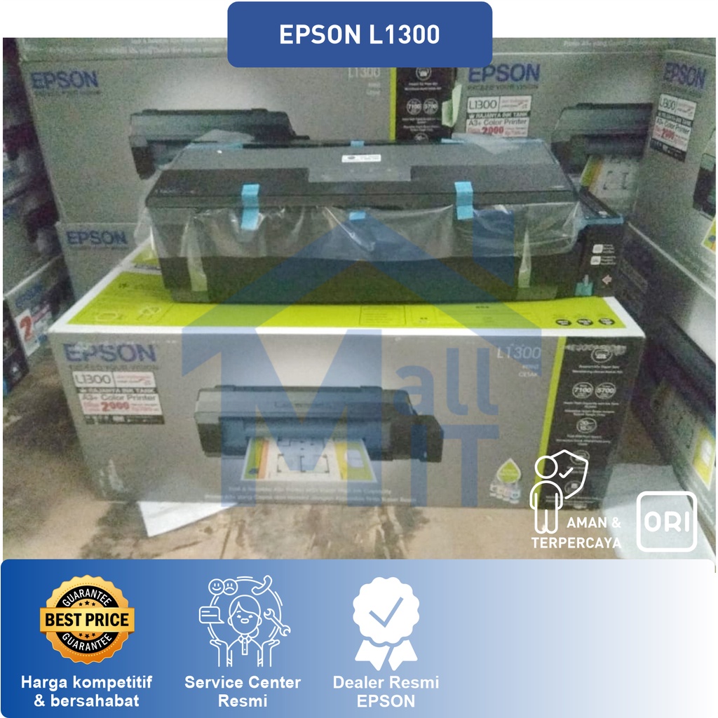 (PACKING KAYU) PRINTER EPSON L1300 L-1300 L 1300 PRINTER A3 A3+ Arsitektur Architecture Garansi Resm