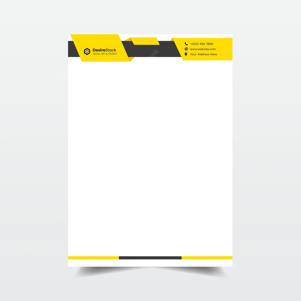 

cetak Letterheads Tampilan Profesional