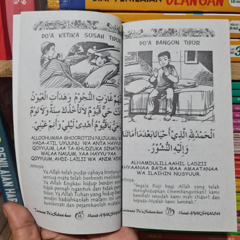 Tuntunan Doa Anak Sehari Hari Dilengkapi Gambar dan Bacaan Latin : Buku Anak