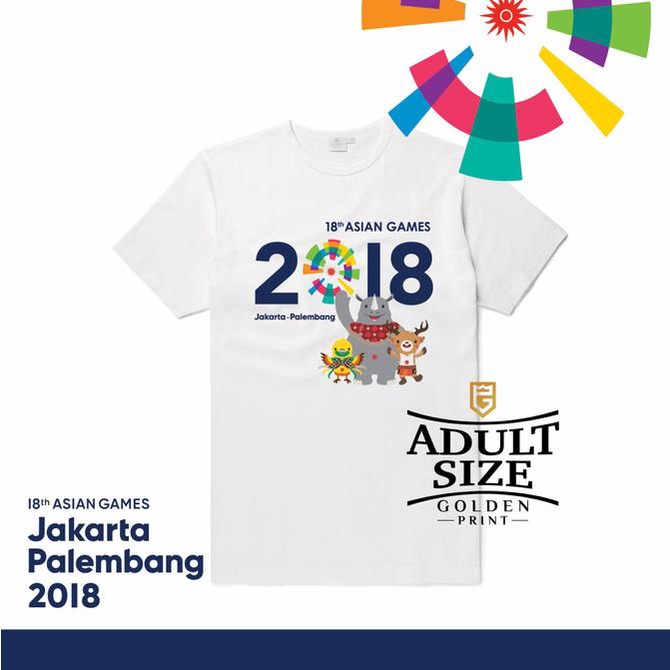 Asian Games 2018 Jakarta Palembang / Kaos Asian Games / Kaos Jokowi