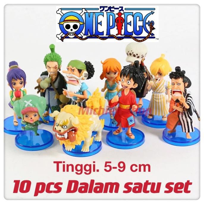Diskon Wcf One Piece Wano Figure Set 10