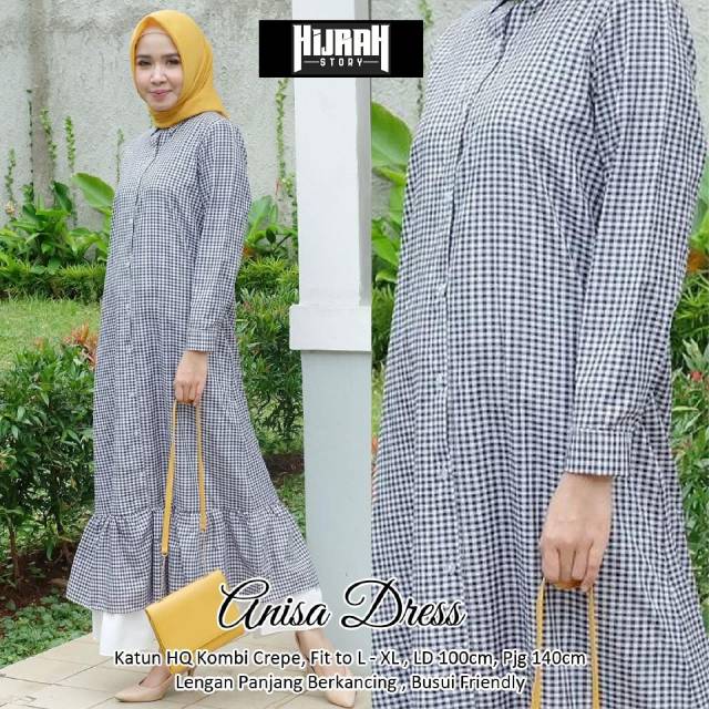 fashion muslimah anisa dress