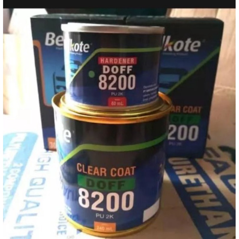 belkote 8200 clear doff 300ml set