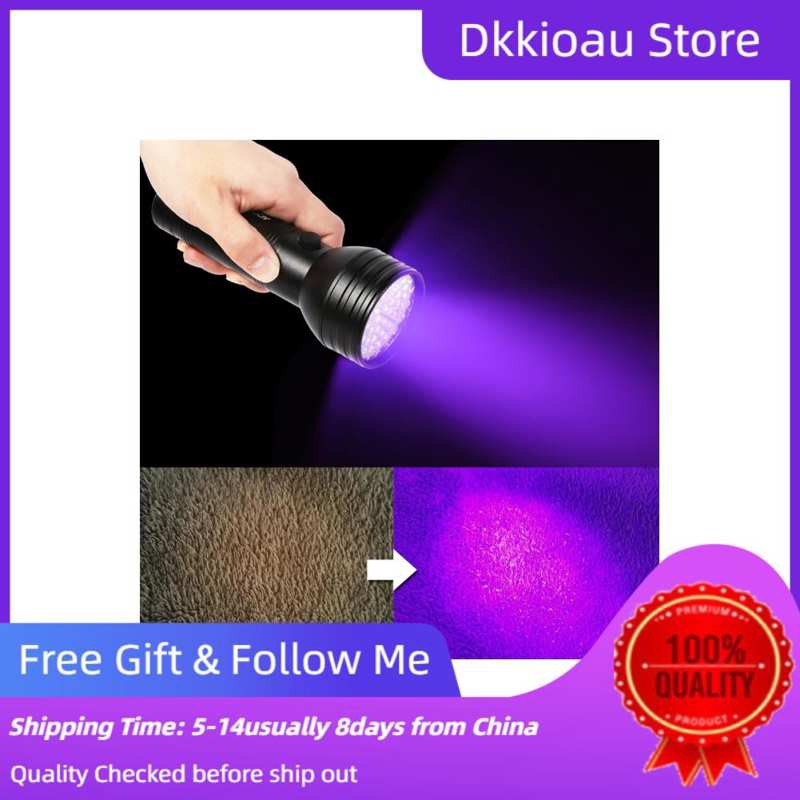 Dkkio Blacklight Flashlights Black Light For Urine Detection Uv Flashlight Pet Detector Portable Cat Bed Bug For Dog Dry Stains Shopee Indonesia