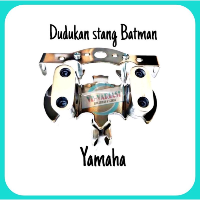 ADAPTOR DUDUKAN STANG MATIC YAMAHA MIO NEW X-RIDE FINO SOUL GT / RAISER STANG BATMAN
