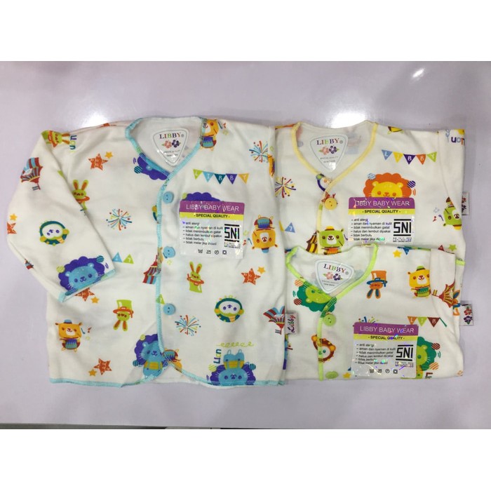 Libby Baby - Baju Panjang SQ Newborn (3pcs)