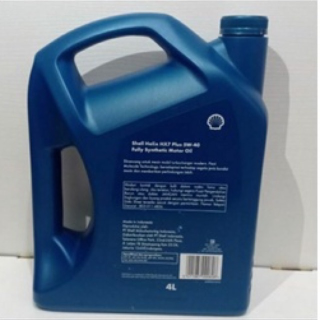 OLI MOBIL SHELL HELIX HX7 PLUS 5W-40 FULLY SYNTHETIC 4L 4000ML