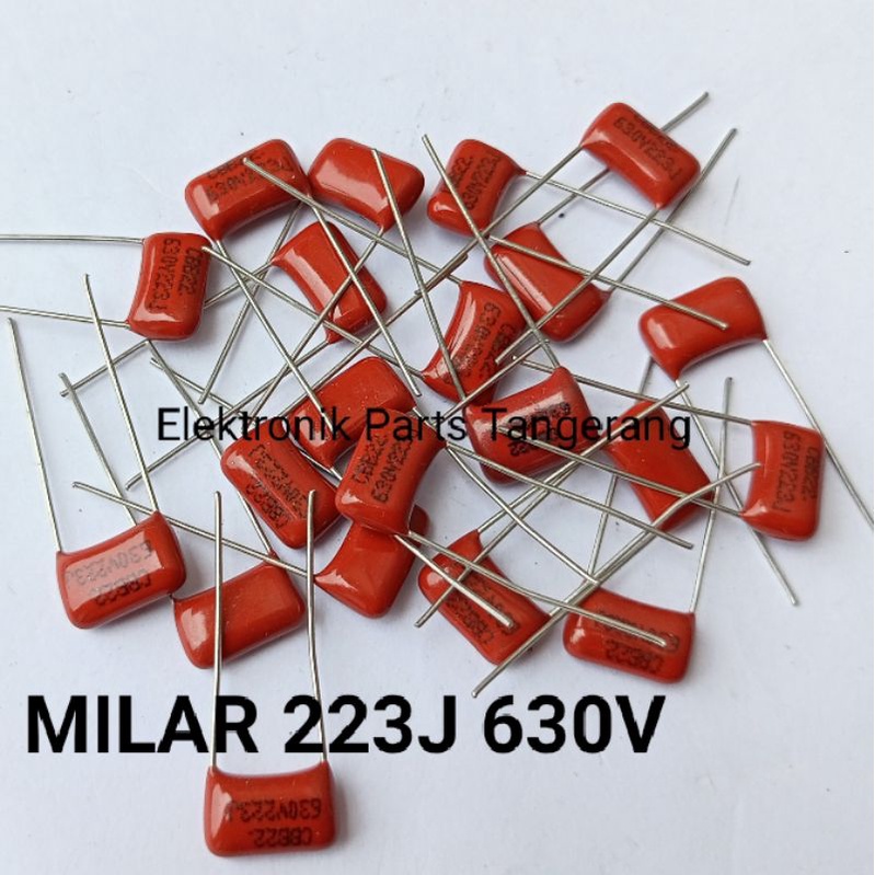 CAPACITOR MILAR 223J 630V 223 J 630V CAPACITOR MYLAR CBB 223J 630V KAPASITOR MILAR 223J 630V
