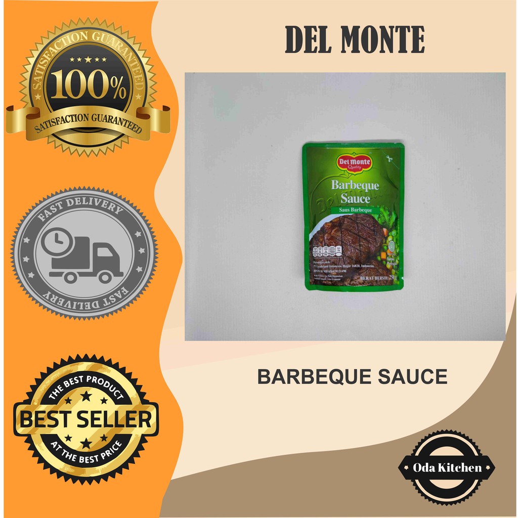 DEL MONTE DELMONTE BARBEQUE SAUCE SAUS BARBEQUE 250gr