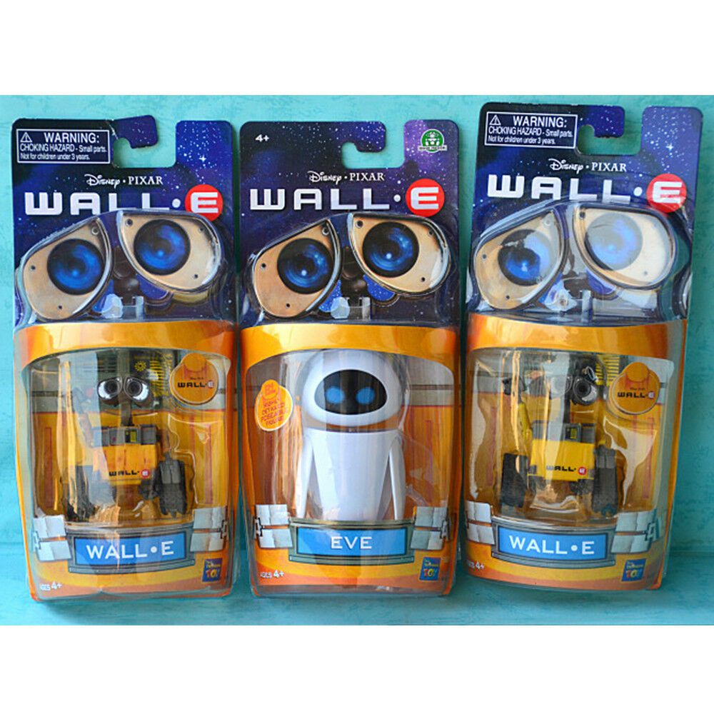 Wall-E &amp; EVE Mini Robot Movable PVC Action Figures Toys Gift for Kids-3 Styles Toy Collectibles