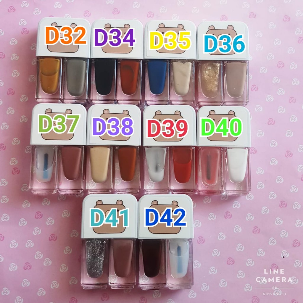 PART1  NAIL POLISH MAXFINE WATER BASE NAIL POLISH 4ML