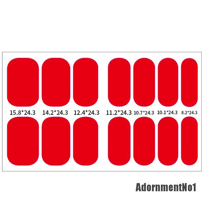 (Adornmentno1) Stiker Kuku Diy Untuk Nail Art