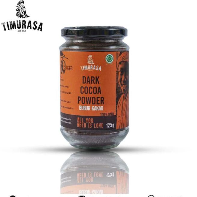 

6U9M Timurasa Dark Cocoa Powder Bubuk Coklat Cocoa Powder Dark 125G Xzyi