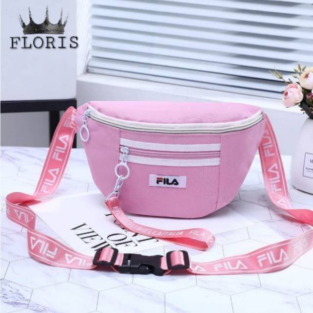 Waistbag gepeng / tas selempang wanita / tas rante ring korean style