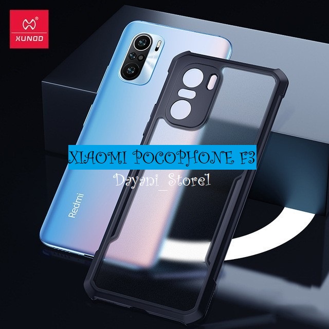 XIAOMI POCOPHONE F3 CASE FUSION SHOCKPROOF BUMPER BAG CLEAR TRANSPARAN-DAYANI_STORE1
