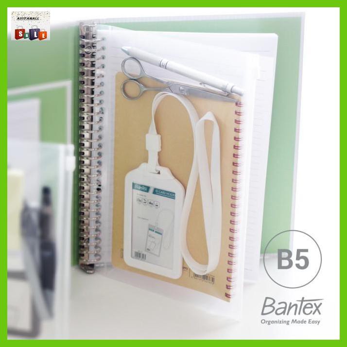 

DOCUMENTO- BANTEX ZIPPER POCKET FOR MUTIRING BINDER B5 26 HOLES #8073 08 -ASLIII.