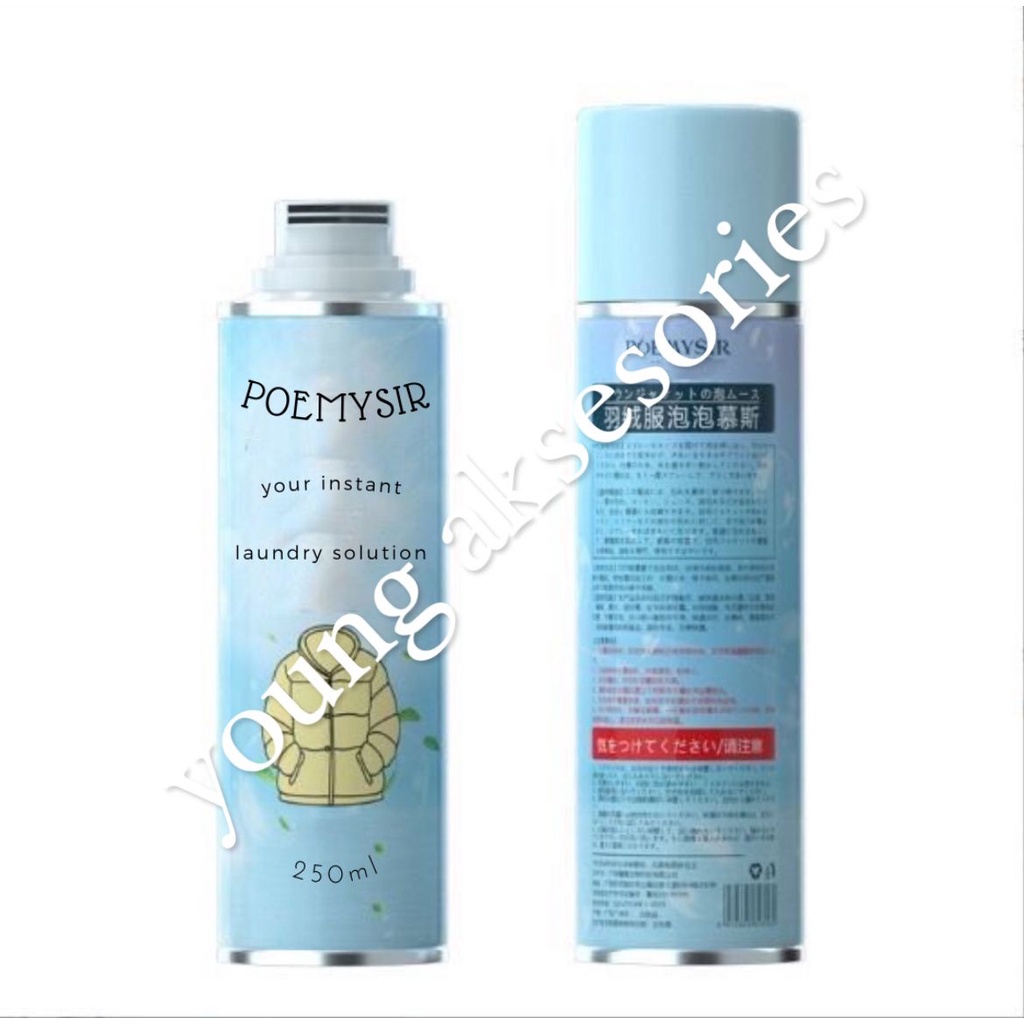 [CUCI GUDANG] Poemysir Spray Pembasmi Noda Pakaian Jaket/ Pembersih Pakaian Jaket 260 ML