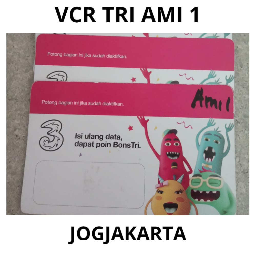 VCR TRI AMI 1 GB+Unlimited Ytube 7 hari