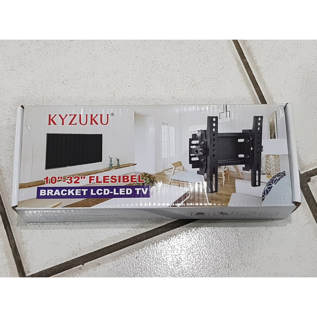 KYZUKU Bracket TV LED LCD 10 - 32 Inch Flexibel Adjustable water pass