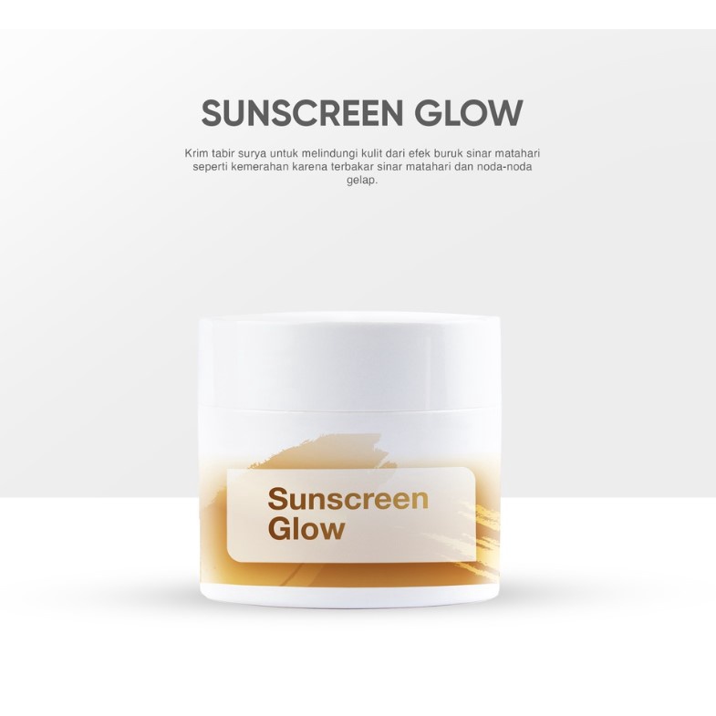 Suncreen Glowing Glossy Face Beauty