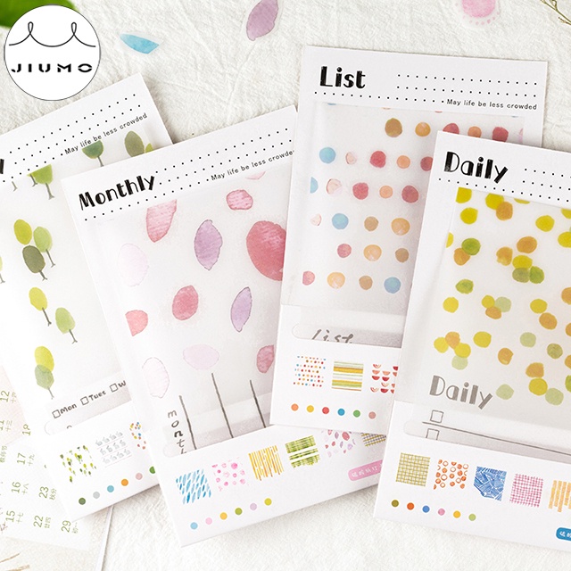 

Daily Weekly Monthly List Planner Transparent Butter Paper Memo Pads