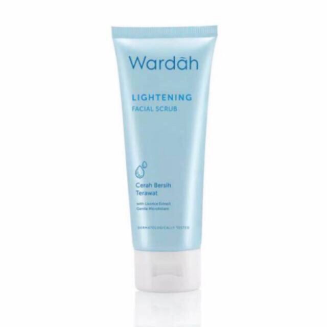 kemasan baru ! wardah gentle enfloator ( facial scrub ) Wardah lightening facial scrub 60 gr