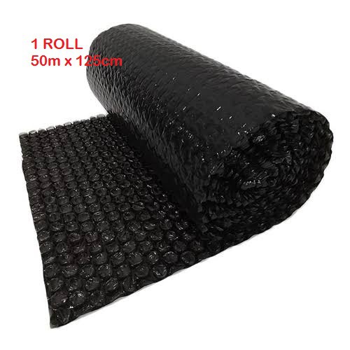 

KHUSUS JAKARTA & TANGERANG - BUBBLE WRAP HITAM - 50 M X 125 CM - COCOK UNTUK RESELLER & ONLINE SHOP