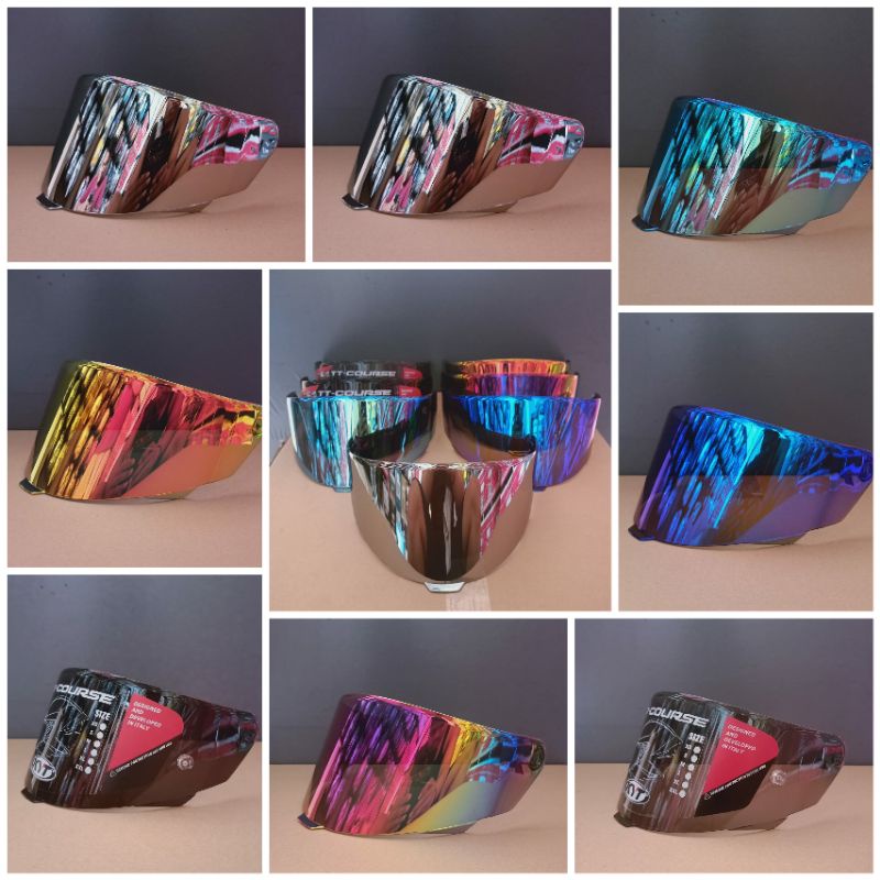 visor norisk iridium + visor original kyt ttcourse