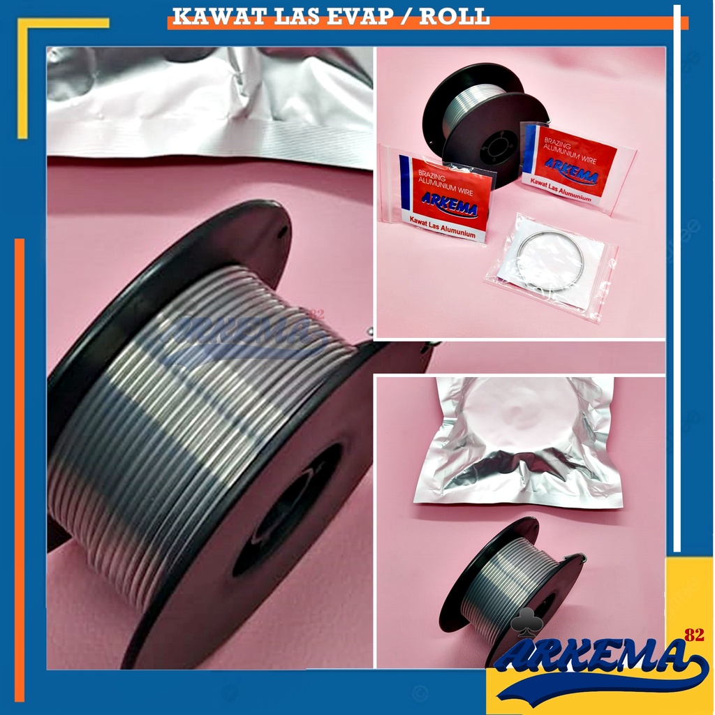 KAWAT LAS EVAP KULKAS | KAWAT LAS ALMENIUM | BRAZING FLUX ALOY | KAWAT LAS ALMENIUM / KAWAT LAS EVAP