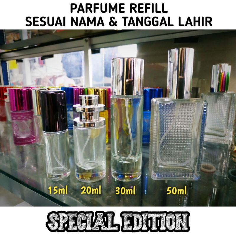 SPECIAL EDITION! PARFUM AROMA SESUAI NAMA, TANGGAL LAHIR, GENDER