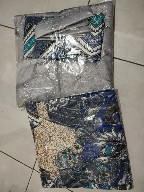Batik Couple Kebaya Set Monica2 Series Tunangan Lamaran Wisuda Kondangan Kekinian 2021