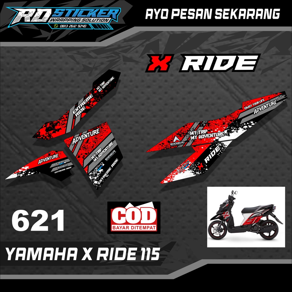 striping x ride 115 SUPERMOTO ADVENTURE   -  striping x ride - stiker x ride 115 - sticker x ride 11