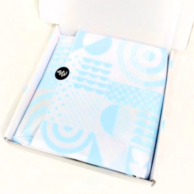 

Blue Geometric Wrapping Paper (50 lembar) |kertas tissue|bungkus kado|