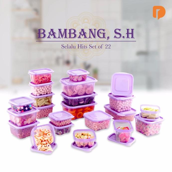 kios.lucinda - TOPLES PLASTIK / SET BAMBANG / TOPLES UNGU / 1 SET 22 PCS - 11PCS.B
