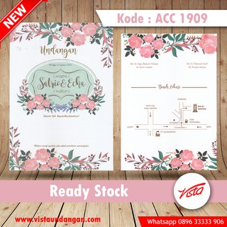 Undangan Nikah Blanko Art Colours Card Acc 1909 Diy Print