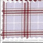 Bahan Kain Adem Nyaman / Cotton Yanded/Yandet 44" / Motif Kotak Merah Abu-Abu